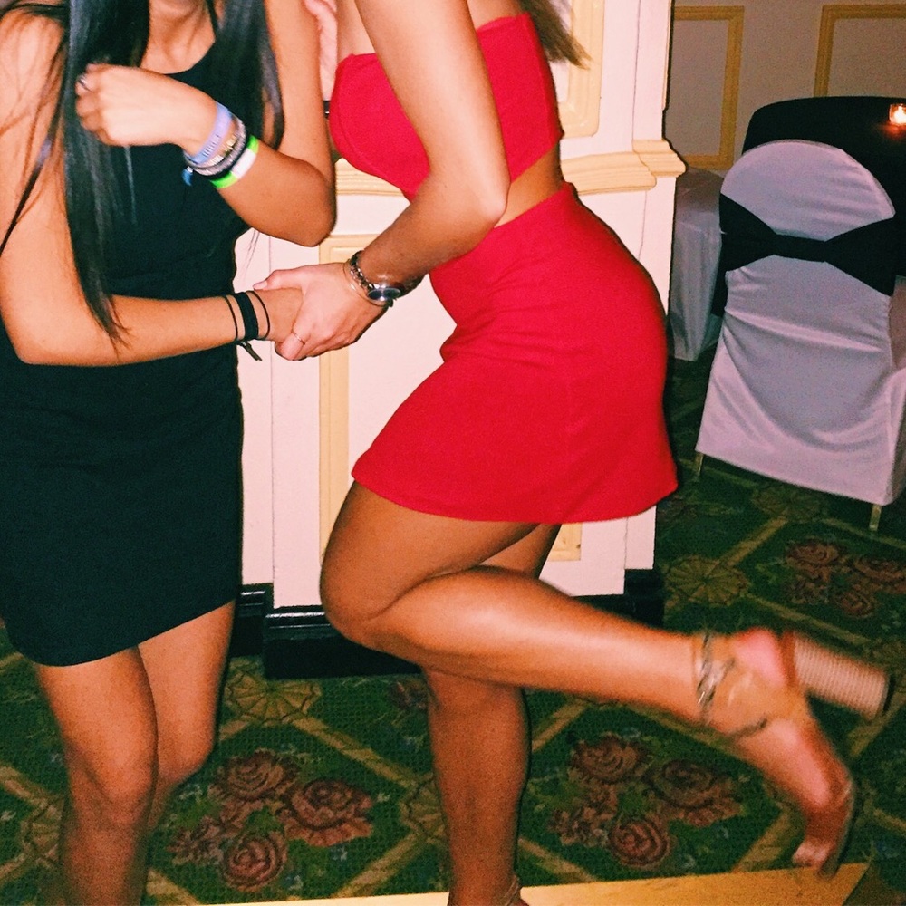 RESERVED Red top and skirt Set♥️